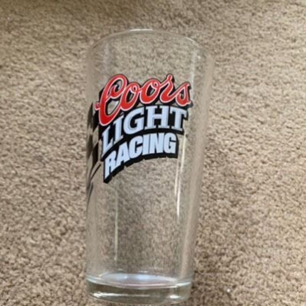 Coors Light Racing Pint Glass